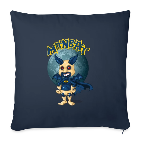 Man-Bat - Le Super Héros Volant sur Housse de coussin décorative 45 x 45 cm