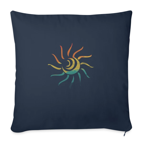 Soleil d'Été Tropical sur Housse de coussin décorative 45 x 45 cm