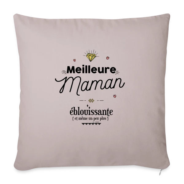 Maman Éblouissante : La Plus Belle des Lumières sur Housse de coussin décorative 45 x 45 cm