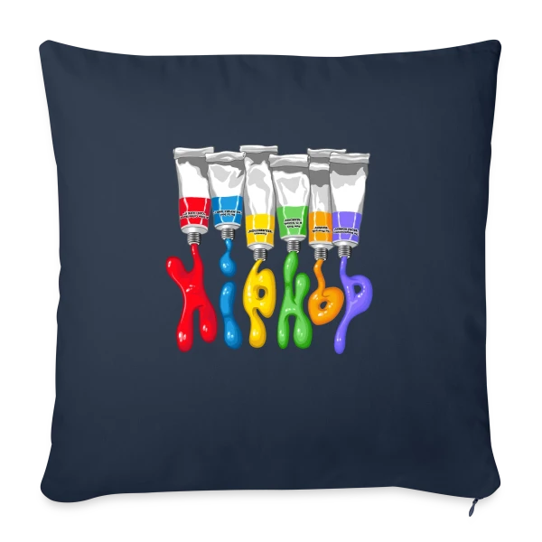 Tubes Hip Hop Rétro sur Housse de coussin décorative 45 x 45 cm