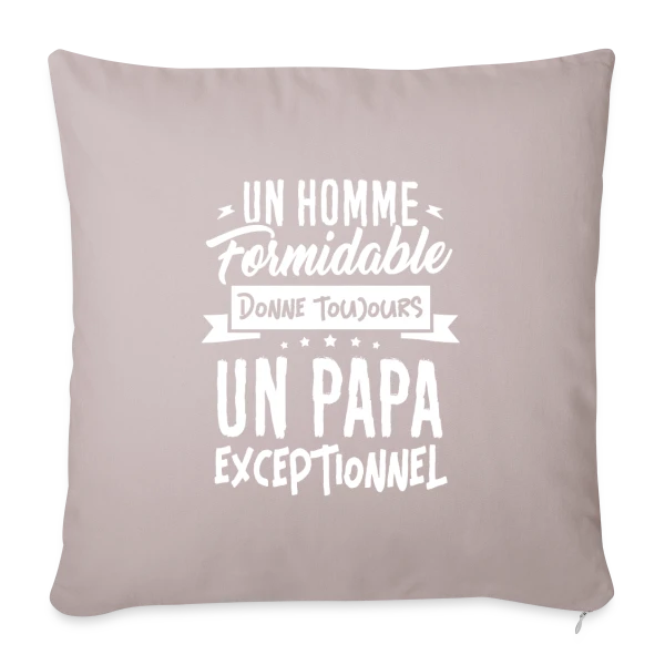 Un Papa Exceptionnel sur Housse de coussin décorative 45 x 45 cm
