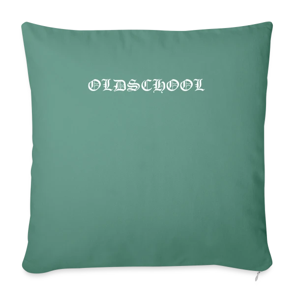 Inscription Oldschool Simple sur Housse de coussin décorative 45 x 45 cm