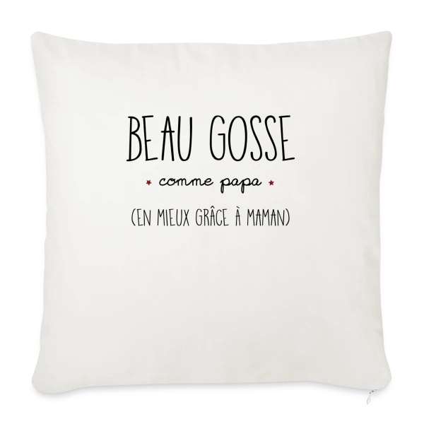 Beau Gosse Comme Papa sur Housse de coussin décorative 45 x 45 cm