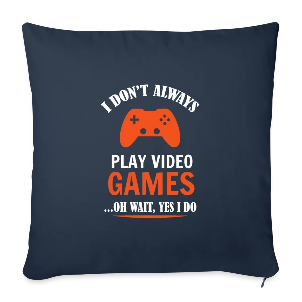 Manette Gaming sur Housse de coussin décorative 45 x 45 cm