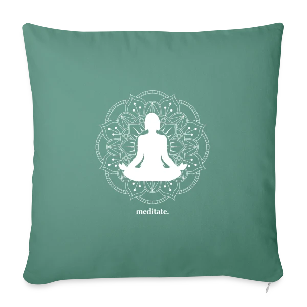 Yoga: Harmonie Corps & Esprit sur Housse de coussin décorative 45 x 45 cm