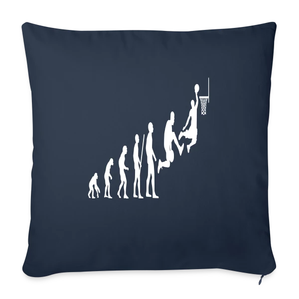 Évolution du Joueur de Basketball sur Housse de coussin décorative 45 x 45 cm