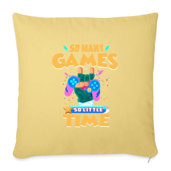 Style Gaming Rétro sur Housse de coussin décorative 45 x 45 cm