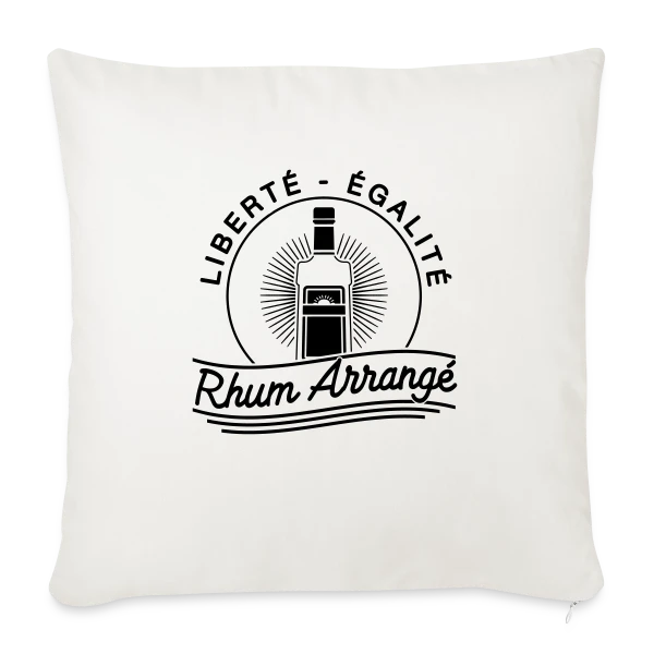 Liberté, Égalité, Rhum Arrangé : Le T-Shirt Fun sur Housse de coussin décorative 45 x 45 cm