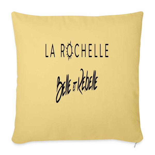 La Rochelle, Belle et Rebelle sur Housse de coussin décorative 45 x 45 cm