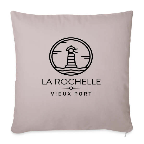 L'Élégance du Vieux Port de La Rochelle sur Housse de coussin décorative 45 x 45 cm