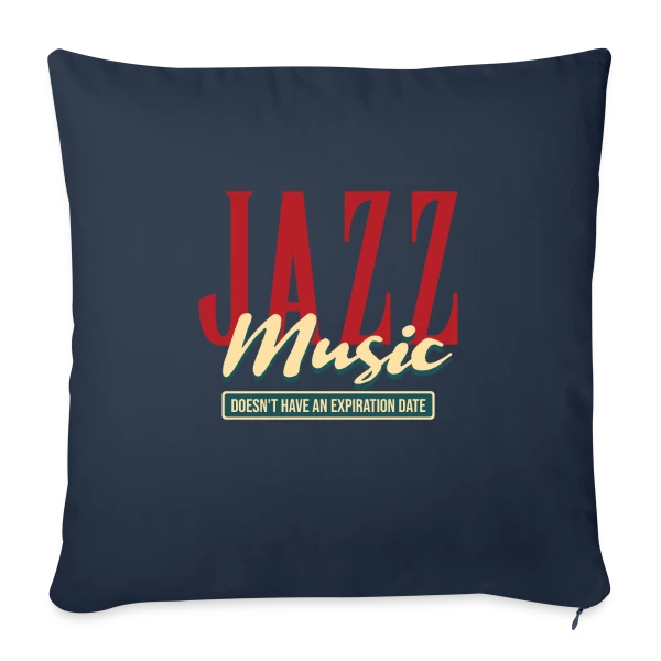 Classique "Jazz" sur Housse de coussin décorative 45 x 45 cm