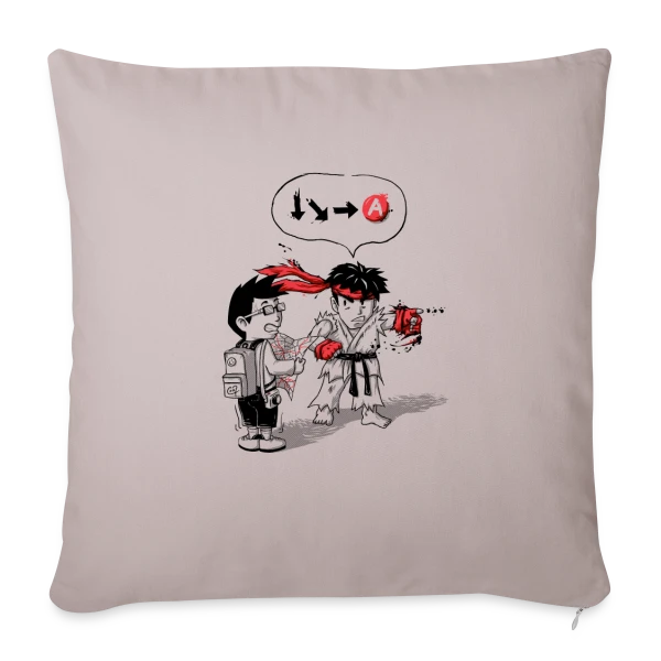 Où est mon Hadoken ? sur Housse de coussin décorative 45 x 45 cm