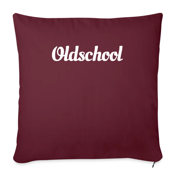 Typographie Rétro Oldschool sur Housse de coussin décorative 45 x 45 cm