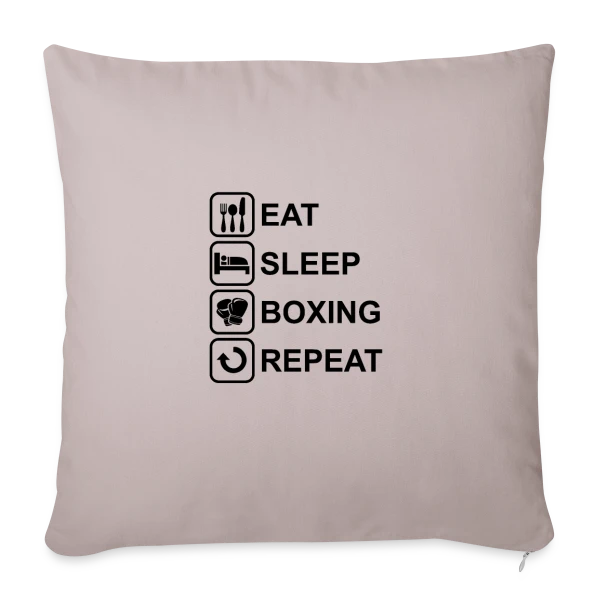 Boxsport & Kickboxing - Cadeau Fighter MMA Knock Out sur Housse de coussin décorative 45 x 45 cm