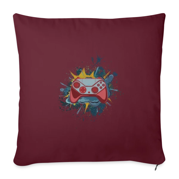 Fan de Gaming sur Housse de coussin décorative 45 x 45 cm
