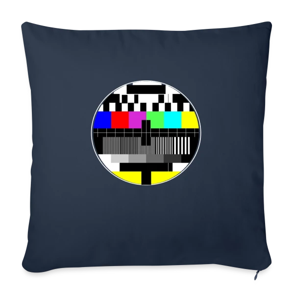 Mire TV Rétro Humour sur Housse de coussin décorative 45 x 45 cm