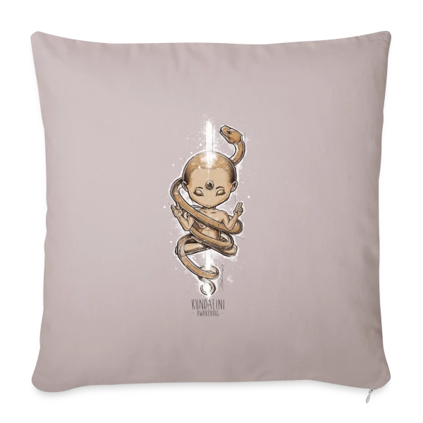 Kundalini : L'Éveil de l'Âme sur Housse de coussin décorative 45 x 45 cm
