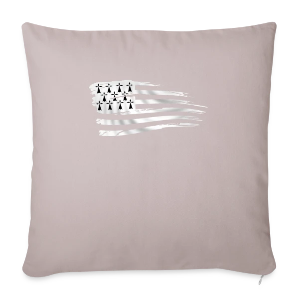 Drapeau Breton Stylisé sur Housse de coussin décorative 45 x 45 cm
