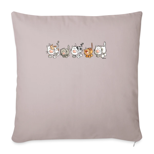 Chats Amusants - Les Félins Rigolos sur Housse de coussin décorative 45 x 45 cm