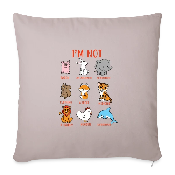 Animaux Mignons Protection sur Housse de coussin décorative 45 x 45 cm
