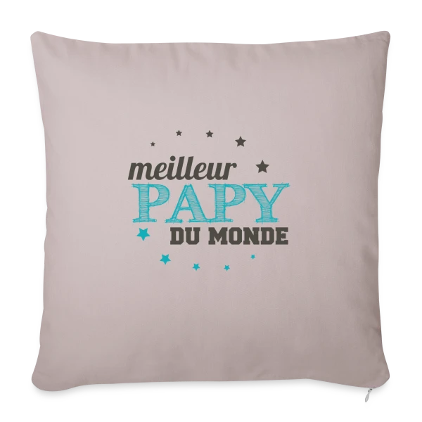 Le Meilleur Papy du Monde sur Housse de coussin décorative 45 x 45 cm