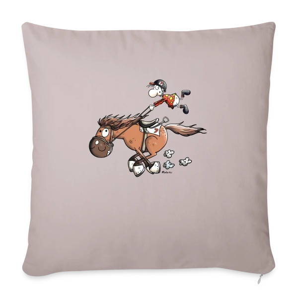 Galop Sauvage sur Housse de coussin décorative 45 x 45 cm