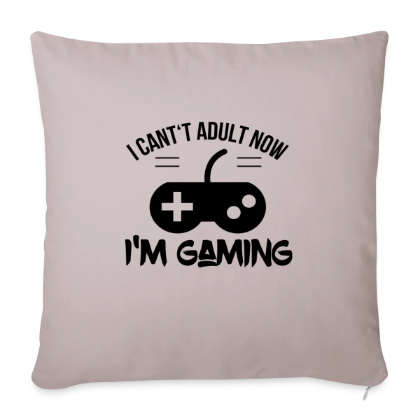 Passion Gaming sur Housse de coussin décorative 45 x 45 cm