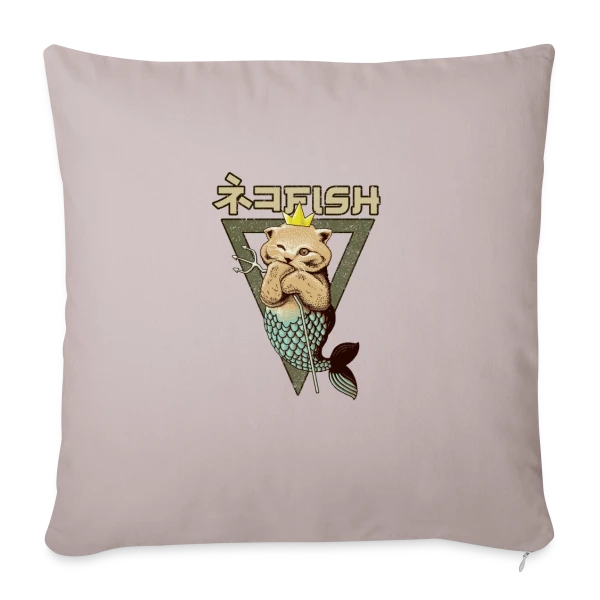 Le Roi Poisson-Chat sur Housse de coussin décorative 45 x 45 cm