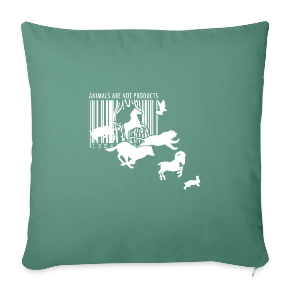 Véganisme et Droits Animaux sur Housse de coussin décorative 45 x 45 cm