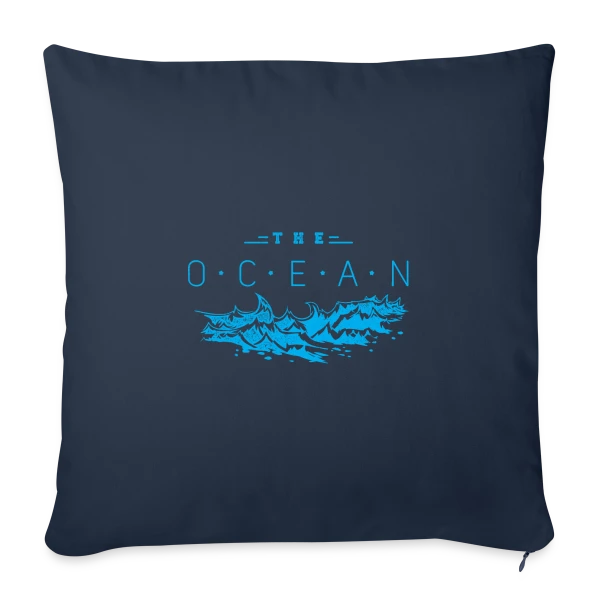 Le Club de l'Océan sur Housse de coussin décorative 45 x 45 cm