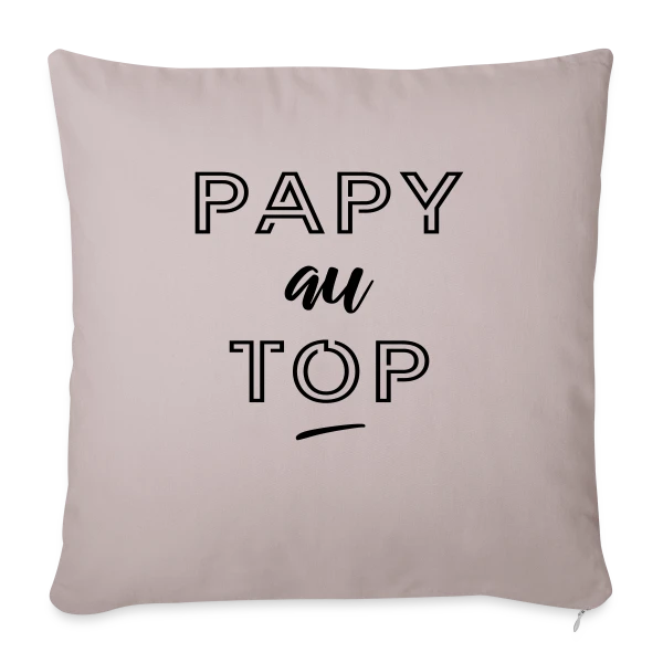 Super Papy sur Housse de coussin décorative 45 x 45 cm