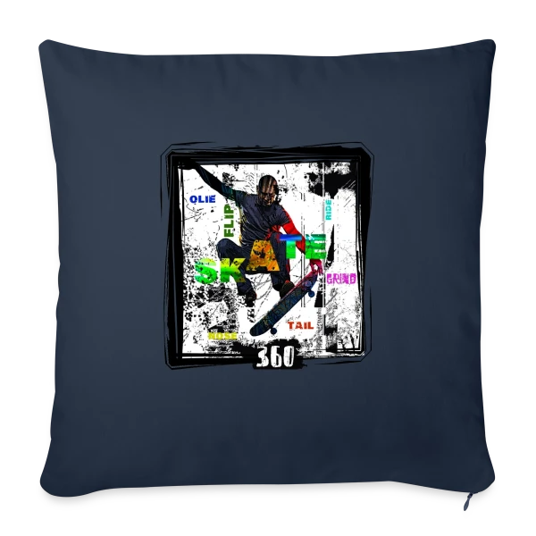 Skateur en Action L.I.P sur Housse de coussin décorative 45 x 45 cm