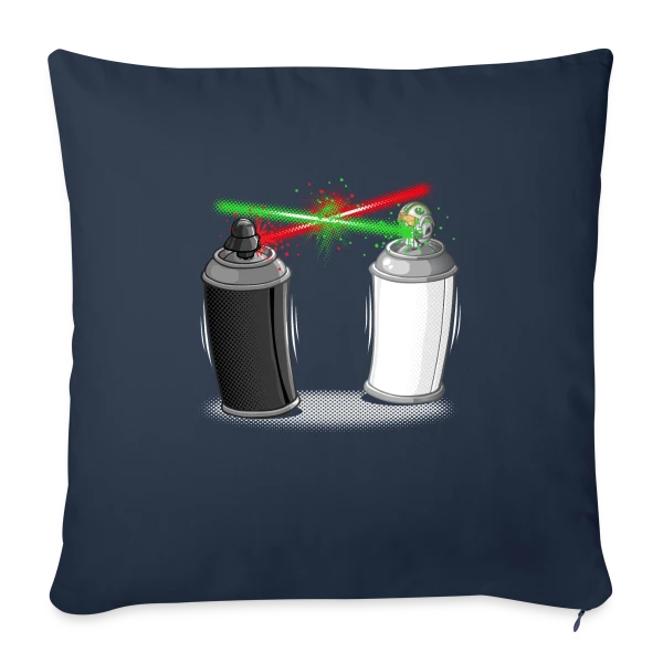 Graffiti Urbain sur Housse de coussin décorative 45 x 45 cm
