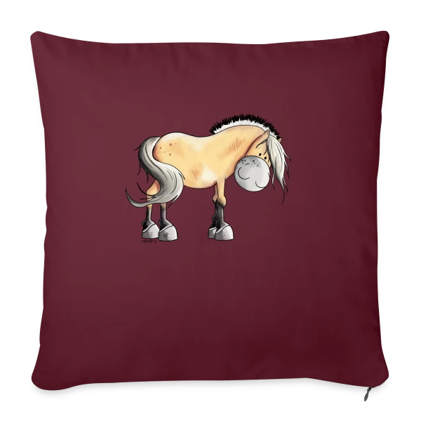 Mon Drôle de Chat Norvégien sur Housse de coussin décorative 45 x 45 cm