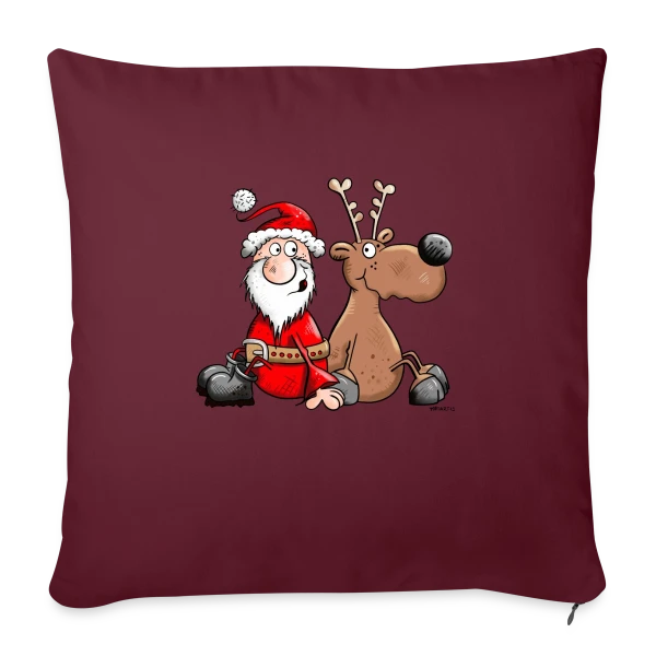 Le Dream Team de Noël - Esprit Festif sur Housse de coussin décorative 45 x 45 cm