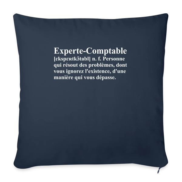 Définition de l'Experte-Comptable | T-Shirt Humour Métier Femme sur Housse de coussin décorative 45 x 45 cm