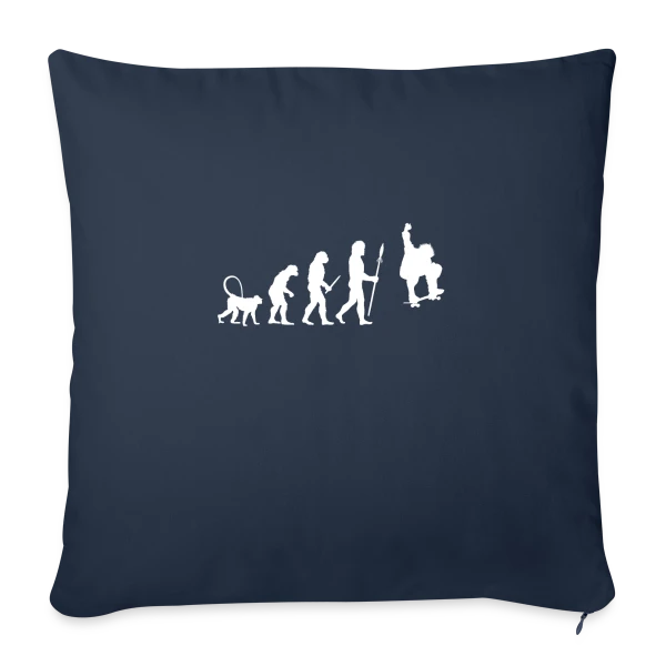 Évolution du Skater sur Housse de coussin décorative 45 x 45 cm