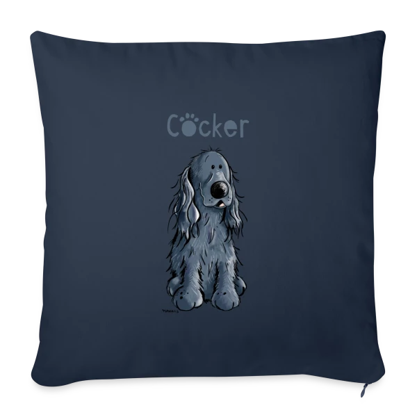 Cocker Spaniel Amusant - Mon Chien Rigolo sur Housse de coussin décorative 45 x 45 cm