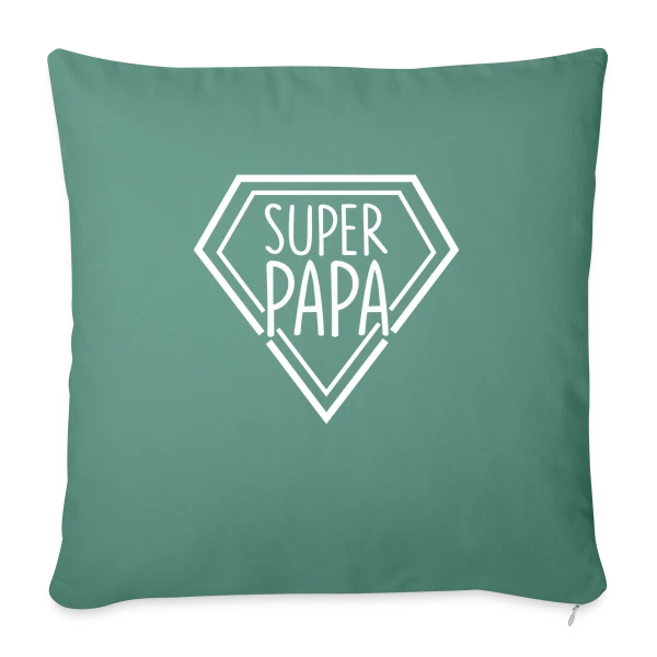 Super Papa - Idée Cadeau Noël & Fête des Pères sur Housse de coussin décorative 45 x 45 cm
