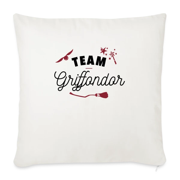 Team Gryffondor sur Housse de coussin décorative 45 x 45 cm