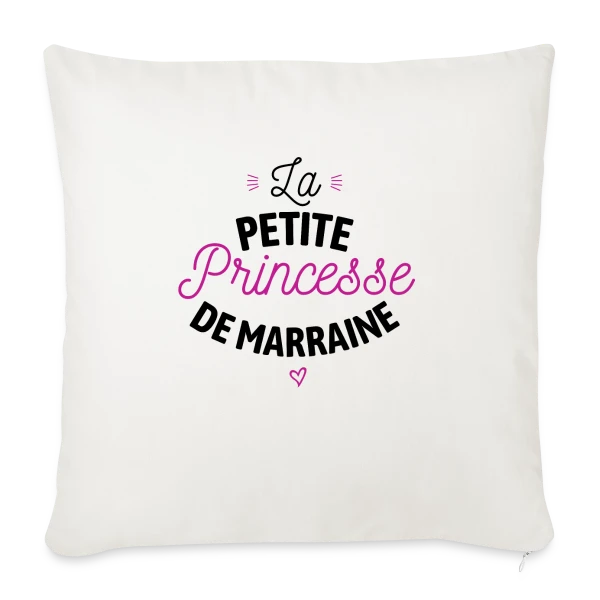 Ma Filleule, Ma Princesse sur Housse de coussin décorative 45 x 45 cm