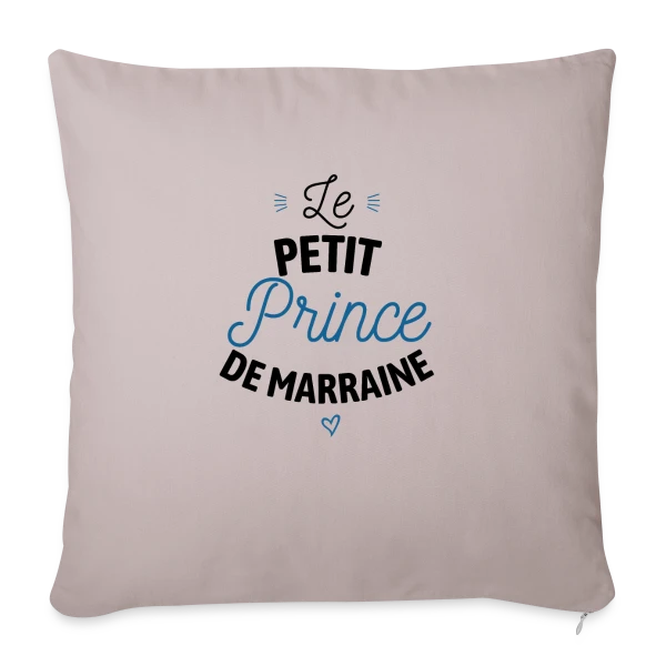 Mon Petit Prince de Marraine sur Housse de coussin décorative 45 x 45 cm