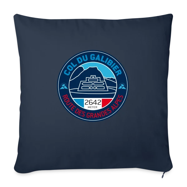 Col du Galibier - Le Sommet Mythique sur Housse de coussin décorative 45 x 45 cm