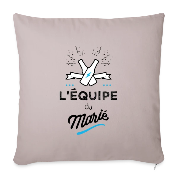 EVG L'Équipe du Marié sur Housse de coussin décorative 45 x 45 cm