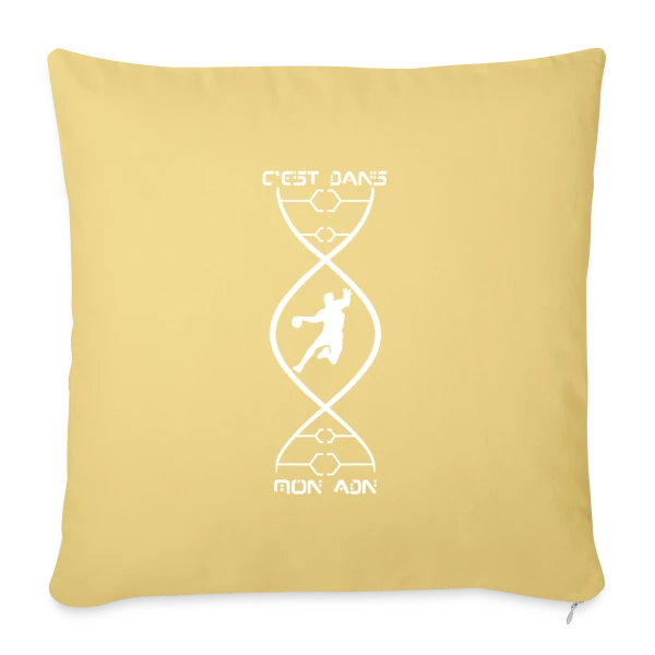 ADN Handball Homme - Fierté Sportive sur Housse de coussin décorative 45 x 45 cm