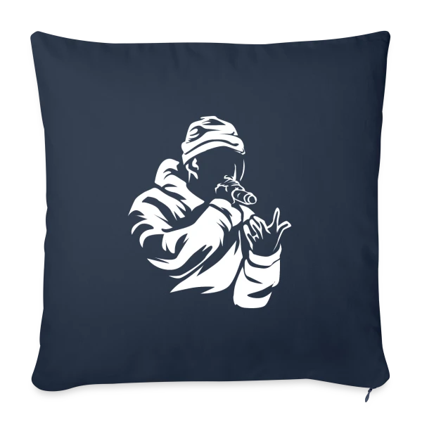 Passion Rap & Hip-Hop sur Housse de coussin décorative 45 x 45 cm