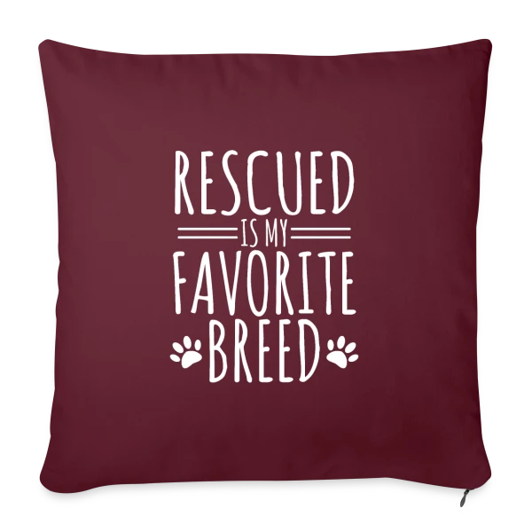 Adopté Mon Préféré sur Housse de coussin décorative 45 x 45 cm