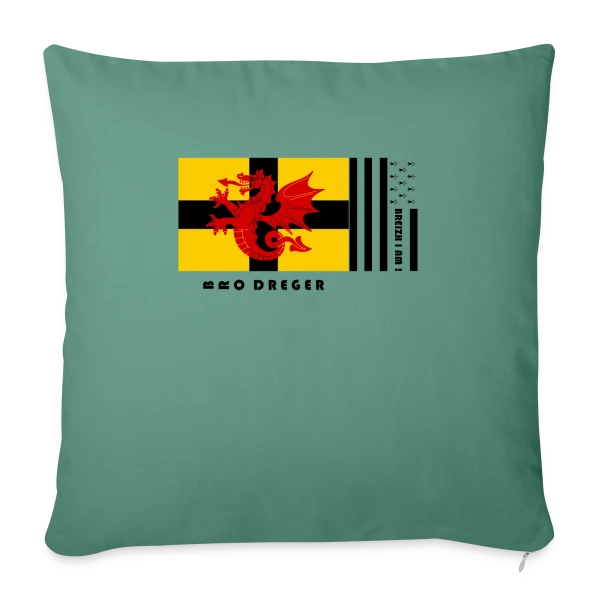 Blason Pays du Trégor sur Housse de coussin décorative 45 x 45 cm