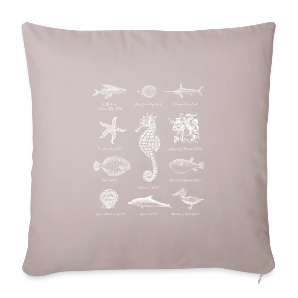 Créatures Marines Océan sur Housse de coussin décorative 45 x 45 cm
