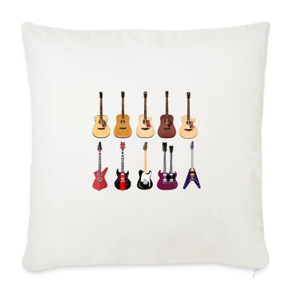 Je Suis Guitariste : Ma Passion, Ma Fierté sur Housse de coussin décorative 45 x 45 cm